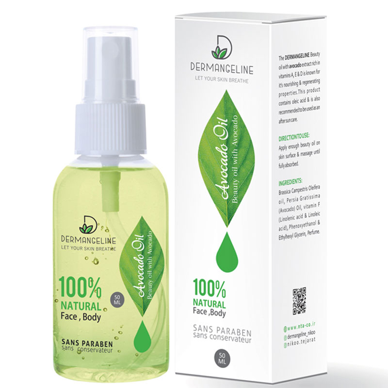 Dermangeline-Avocado-Oil-50-ml روغن آووکادو درم انجلین