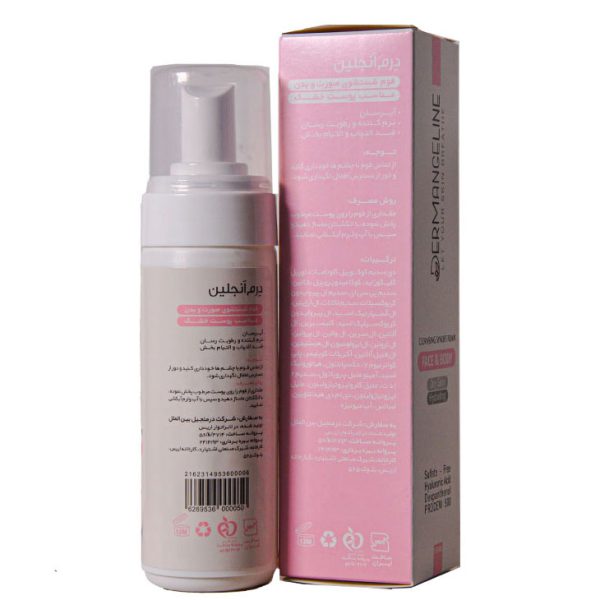 فوم پاک کننده پوست خشک درم انجلین 