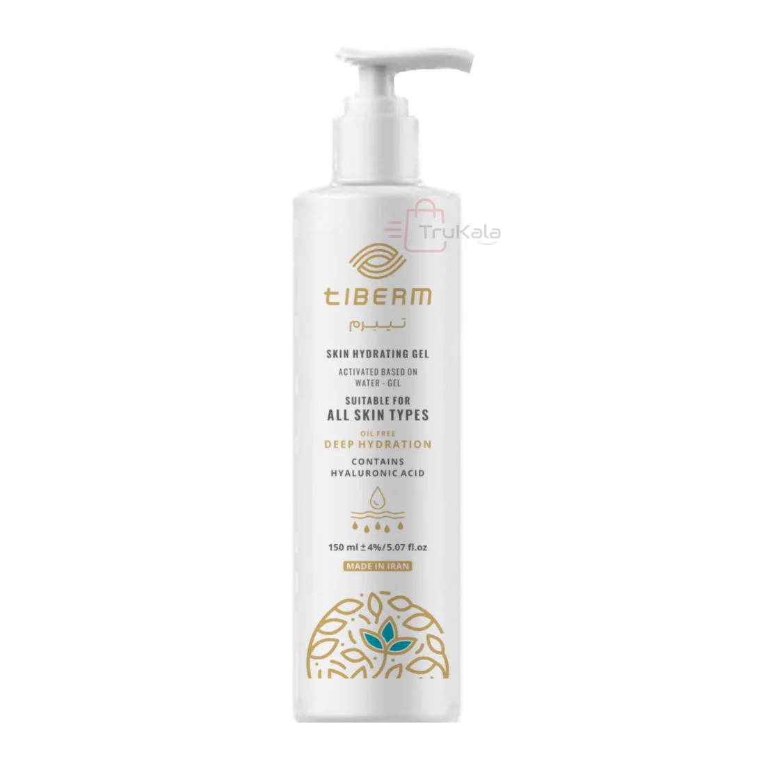 ژل آبرسان (هیدروژل) تیبرم Tiberum حجم 150 میل