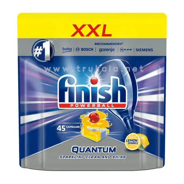 quantum-finish-dishwasher-tablet-pack-of-45-lemon-scents قرص فینیش کوانتوم رایحه لیمو