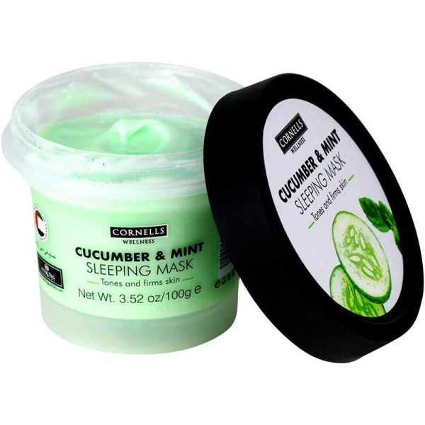 ماسک خواب آبرسان و لیفت خیار و نعنا کورنلس