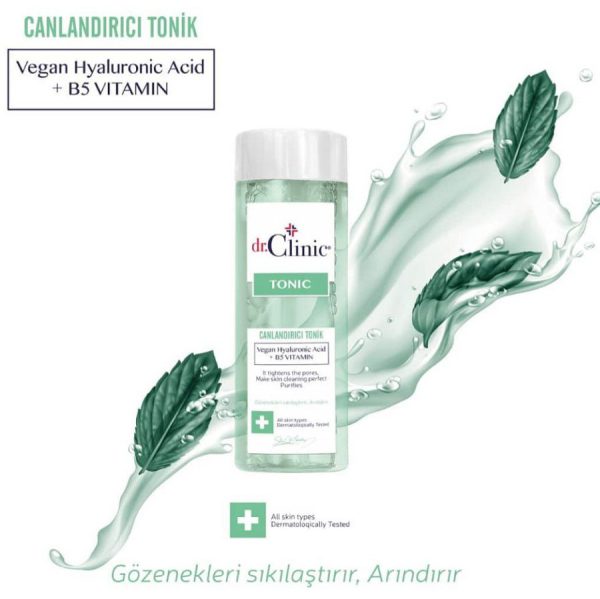 تونیک صورت هیالورونیک اسید و ویتامین بی پنج دکتر کلینیک