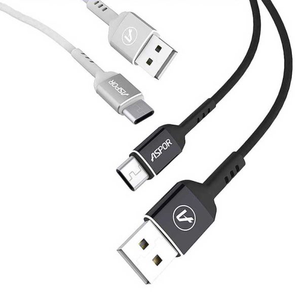 کابل شارژر آسپور تایپ سی مدل A123