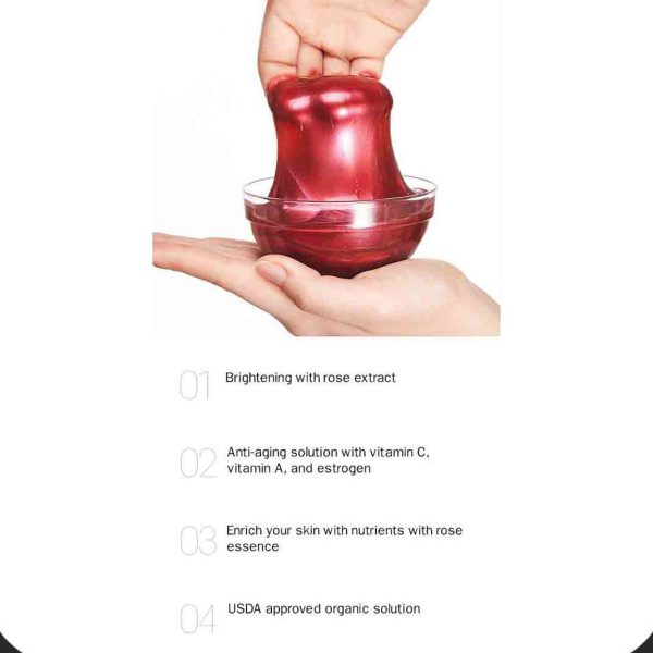 ماسک صورت دوفاز لاتکسی گل رز ارفلند