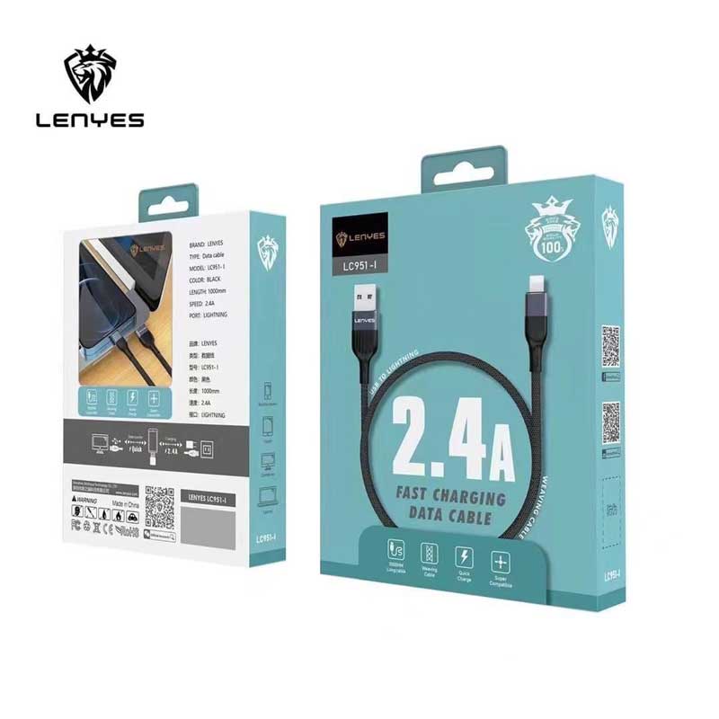 کابل شارژر تایپ سی لنیز مدل LC951TC