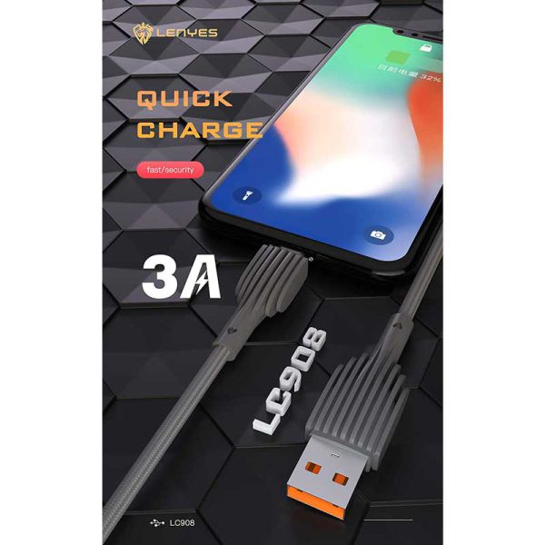 کابل شارژر لنیز میکرو مدل LC908V