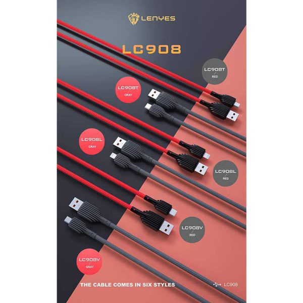 کابل شارژر لنیز میکرو مدل LC908V