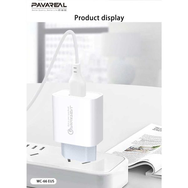شارژر دیواری پاواریل میکرو مدل WC-66