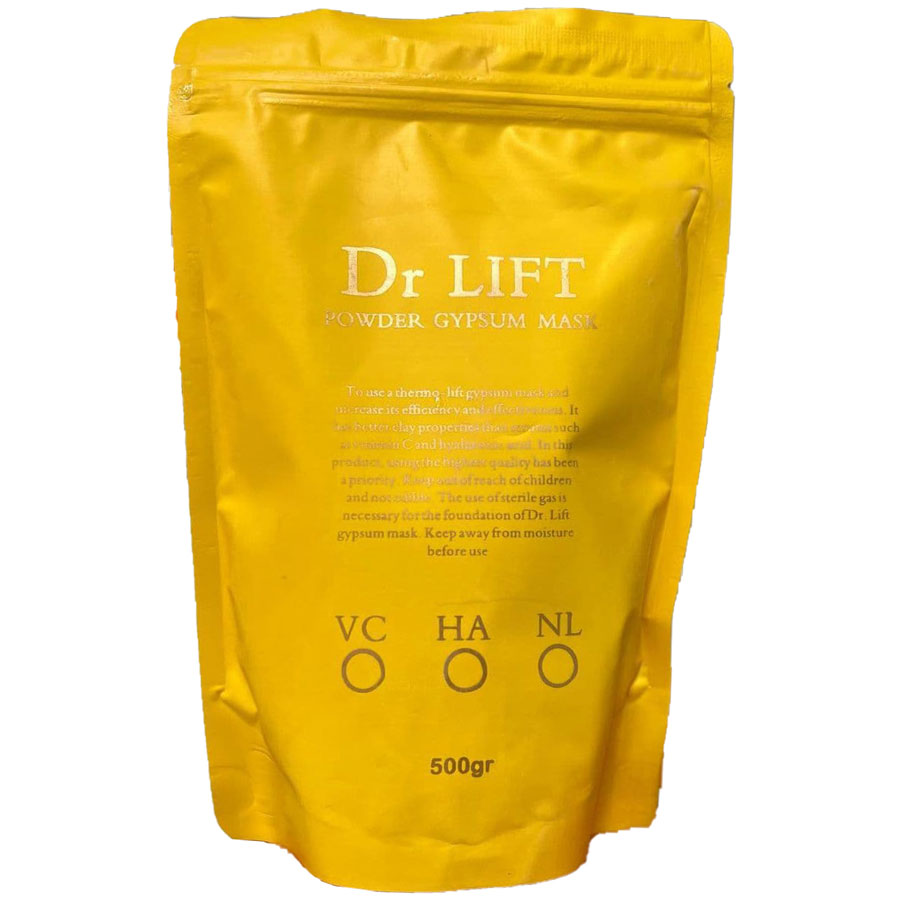 Vitamin-C-plaster-mask-Dr-Lift-500-gr ماسک گچی ویتامین سی دکتر لیفت