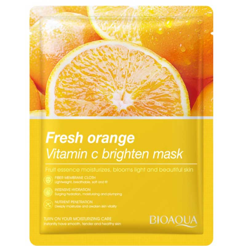 Bioaqua-orange-sheet-mask ماسک ورقه ای پرتقال بیوآکوا