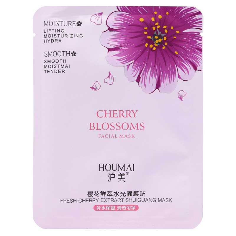 Houmai-cherry-blossom-extract-mask ماسک نقابی شکوفه گیلاس هومای