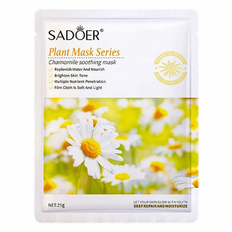 Sadoer-chamomile-sheet-mask ماسک ورقه ای بابونه سادور
