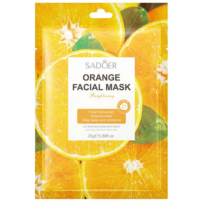 Sadoer-orange-sheet-mask-111 ماسک ورقه ای پرتقال سادور