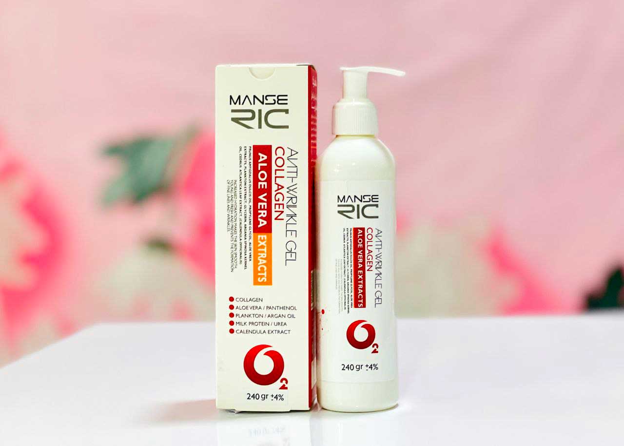 ژل ضد چروک آبرسان و کلاژن ساز مانسریک