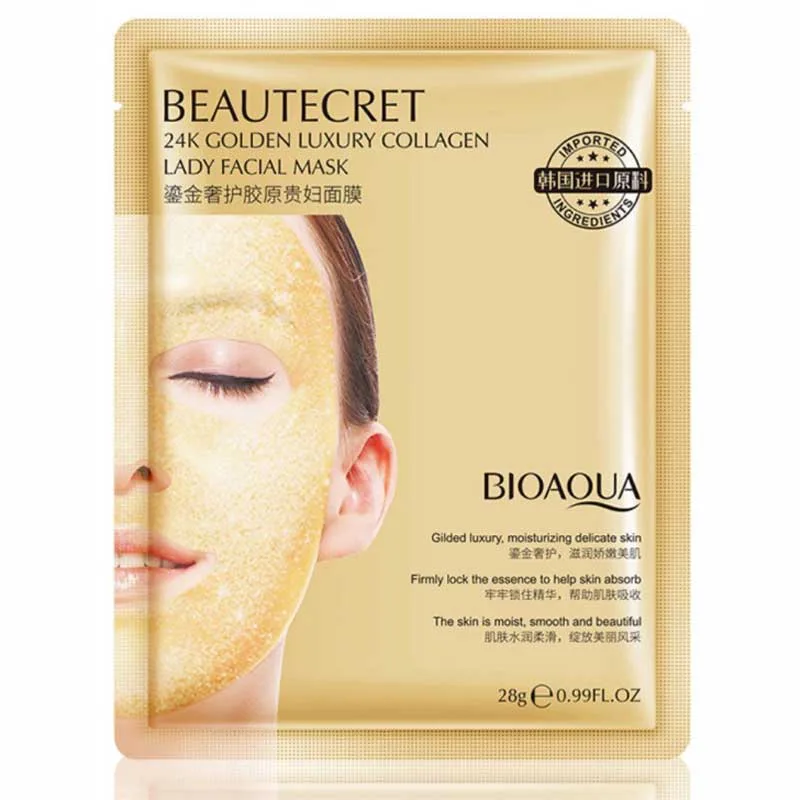 bioaqua-gold-sheet-mask ماسک ورقه ای طلا بیوآکوا