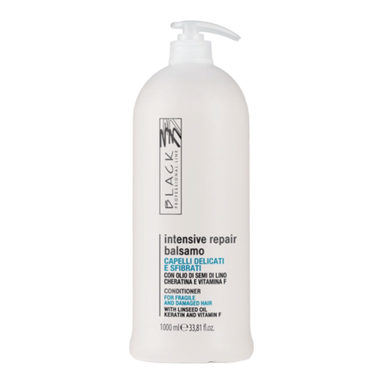 shampoo black professinol line for fragile and damaged hair 1000ML012 شامپو بلک پروفیشنال لاین