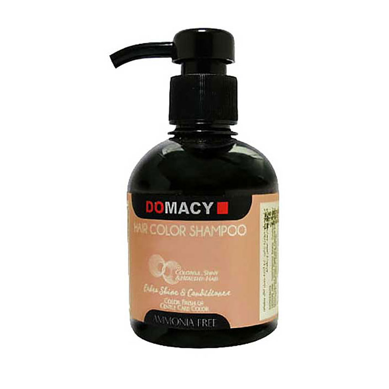 Domacy-Hair-Color-Shampoo-300ml-NO-9 شامپو رنگساژ دوماسی کرم صورتی