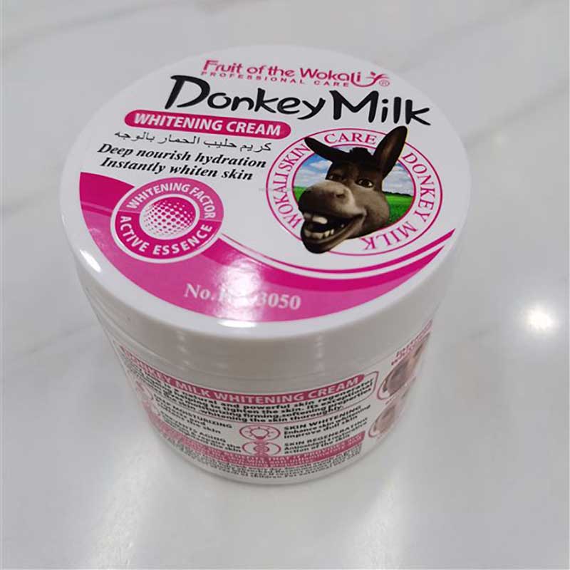 WOKALI-donkey-milk-whitening-and-moisturizing-cream کرم سفید کننده شیر خر وکالی