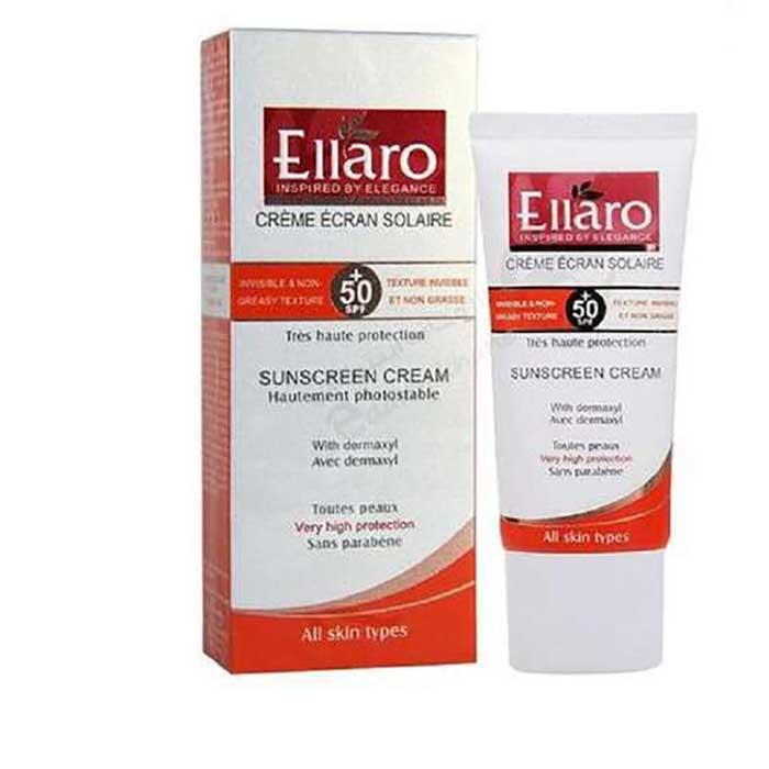 کرم ضد آفتاب بدون رنگ الارو