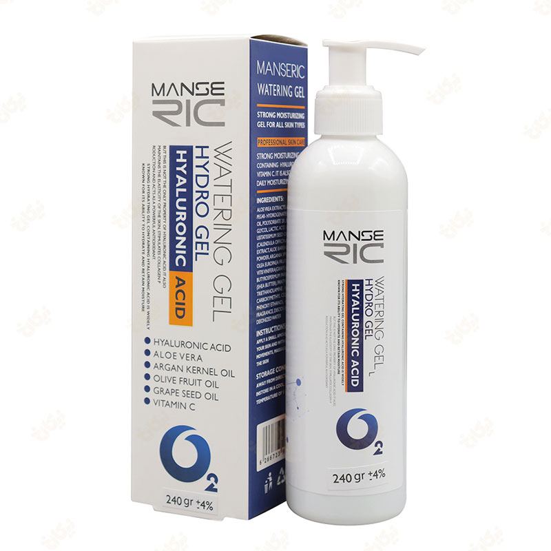 MANSERIC-moisturizing-gel-for-skin-240-gr ژل آبرسان و اکسیژن رسان مانسریک