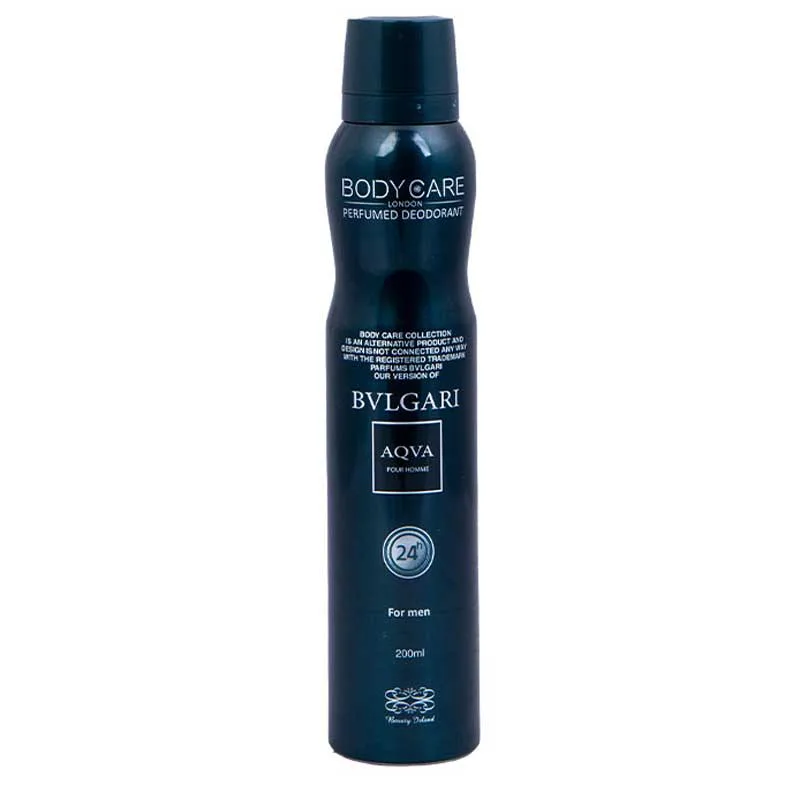 Body-Care-Perfumed-deodorant-Bvlgari-Aqva-200-ml اسپری بدن مردانه بادی کر آکوا بولگاری