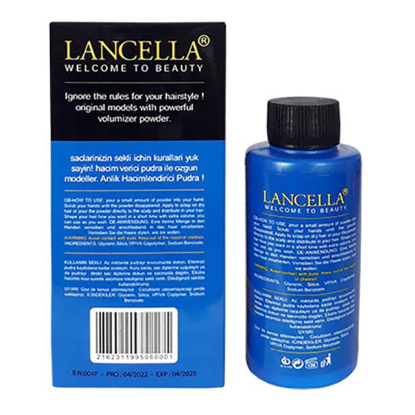 پودر حالت دهنده آبی مو لنسلا
