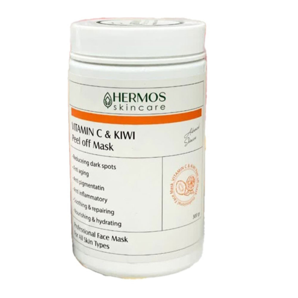 Hermos-Vitamin-C-peel-off-mask-300-grams ماسک لاتکسی ویتامین سی و کیوی هرموس