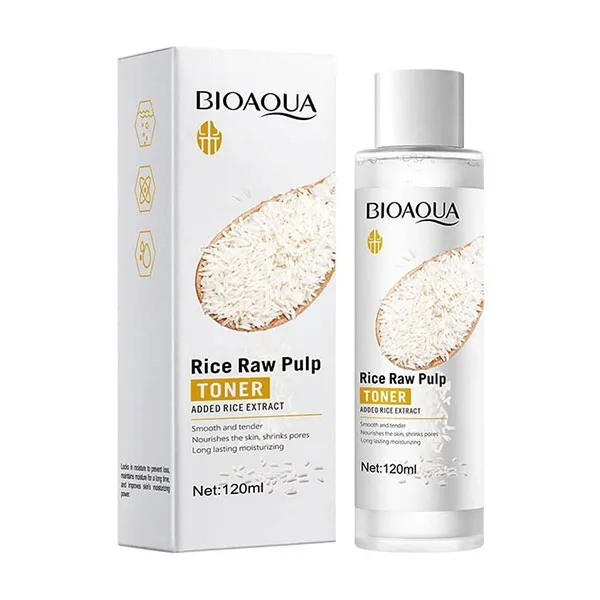 Rice-raw-pulp-BIOAQUA تونر روشن کننده برنج بیوآکوا