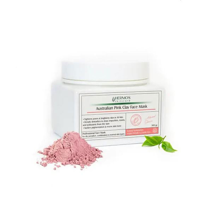 ماسک خاک رس صورتی هرموس