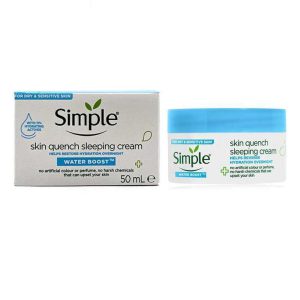 کرم مرطوب کننده و آبرسان شب سیمپل