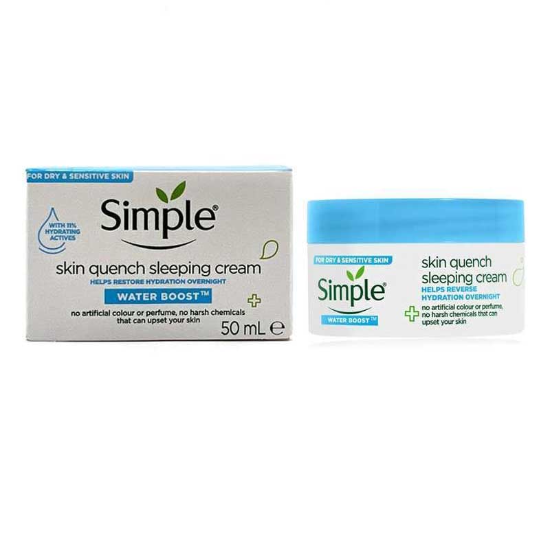 کرم مرطوب کننده و آبرسان شب سیمپل