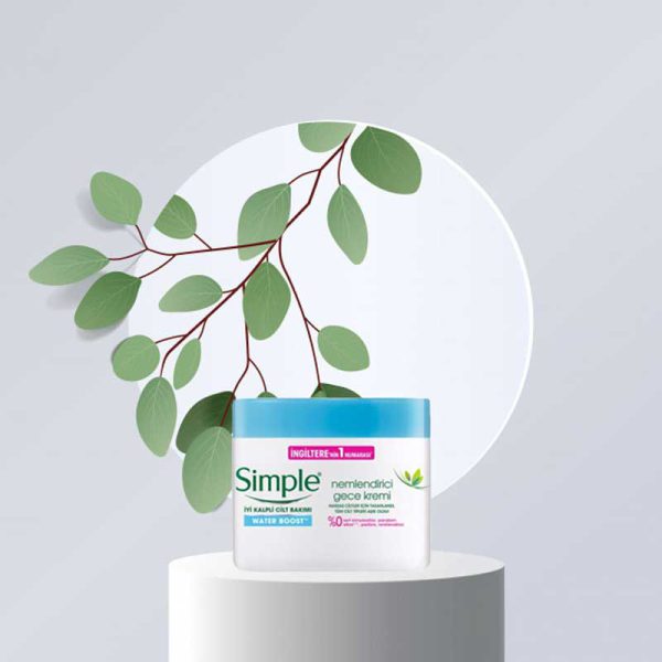 کرم مرطوب کننده و آبرسان شب سیمپل