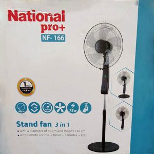 پنکه ایستاده کنترل دار ناسیونال پرو مدل nf166