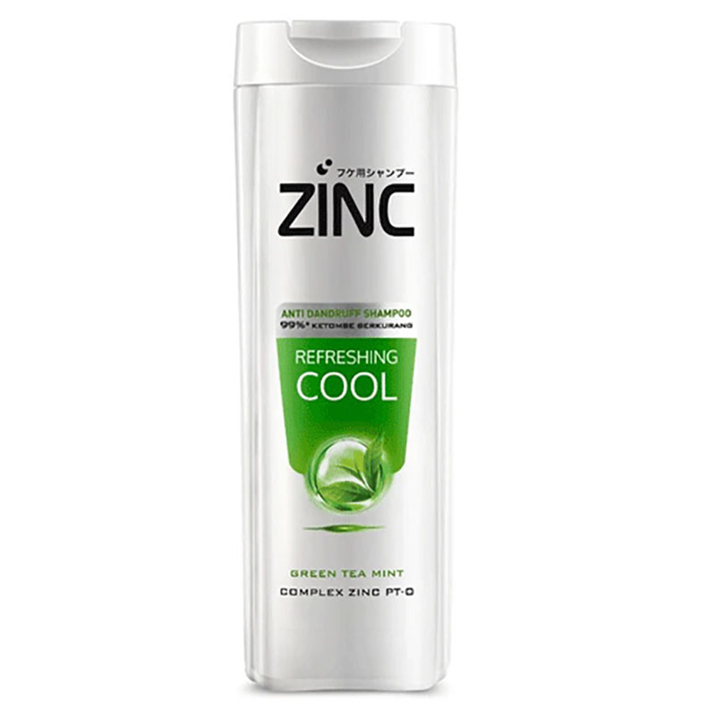 Zinc-Anti-Dandruff-Shampoo-Green-Tea-&-Mint-340ml شامپو خنک کننده رفرشینگ کول زینک