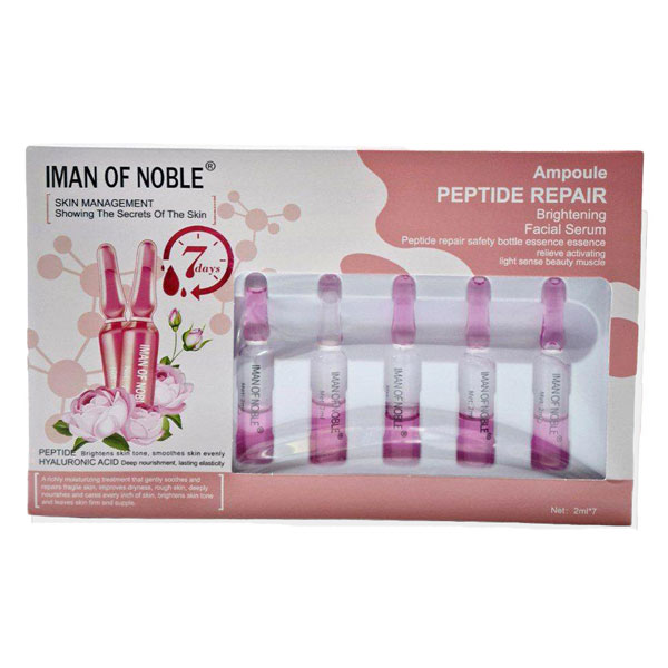 AMPOULLE-PEPTIDE-REPIRE-IMAN-OF-NOBLE ویال گل محمدی ترمیم کننده IMAN OF NOBLE