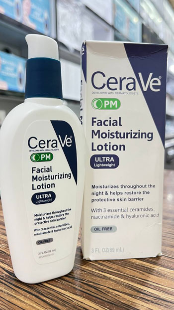 لوسیون شب مرطوب کننده صورت سراوی