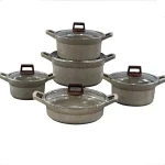 سرویس قابلمه ده پارچه زیو طرح سلطان Z-7160