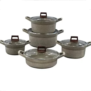 سرویس قابلمه ده پارچه زیو طرح سلطان Z-7160