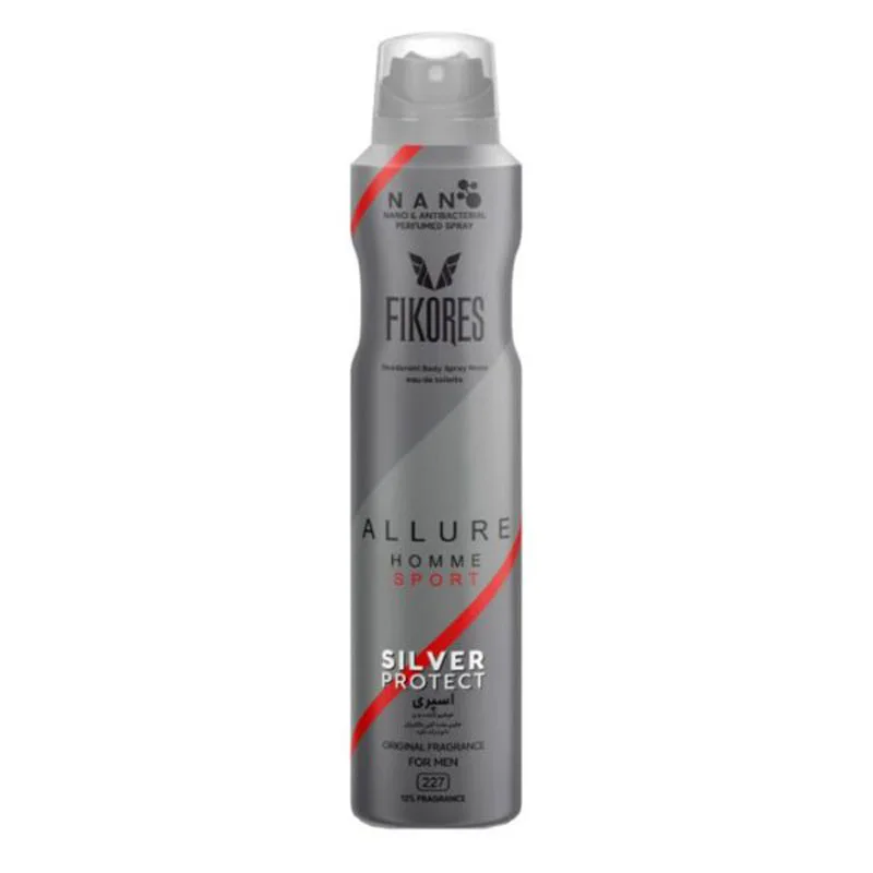 Men's-spray-Fikores-model-Allure-volume-200-ml اسپری مردانه آلوور فیکورس