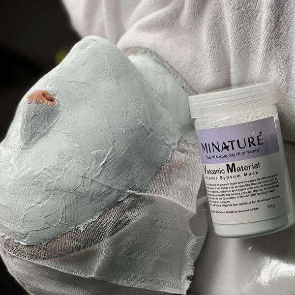 ماسک گچی مواد آتشفشانی مینیاتور