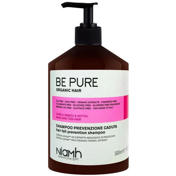 Be-Pure-Hair-Fall-Defence-Shampoo-500ml شامپو احیا کننده و ضد ریزش مو بی پیور
