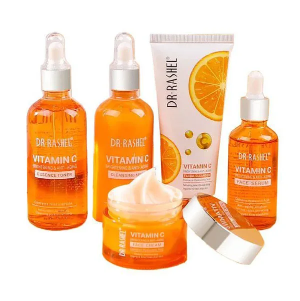 Dr.Rashel-Vitamin-C-Brightening-&-Anti-Ageing-Skin-Care-Series خرید مجموعه پنج عددی ویتامین سی دکتر راشل