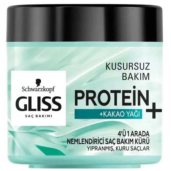 Schwarzkopf-Gliss-4-in-1-Protein-Mask-with-Cocoa-Butter-for-Normal-Hair-400-ml ماسک موی گلیس مدل Protein Cocoa Oil