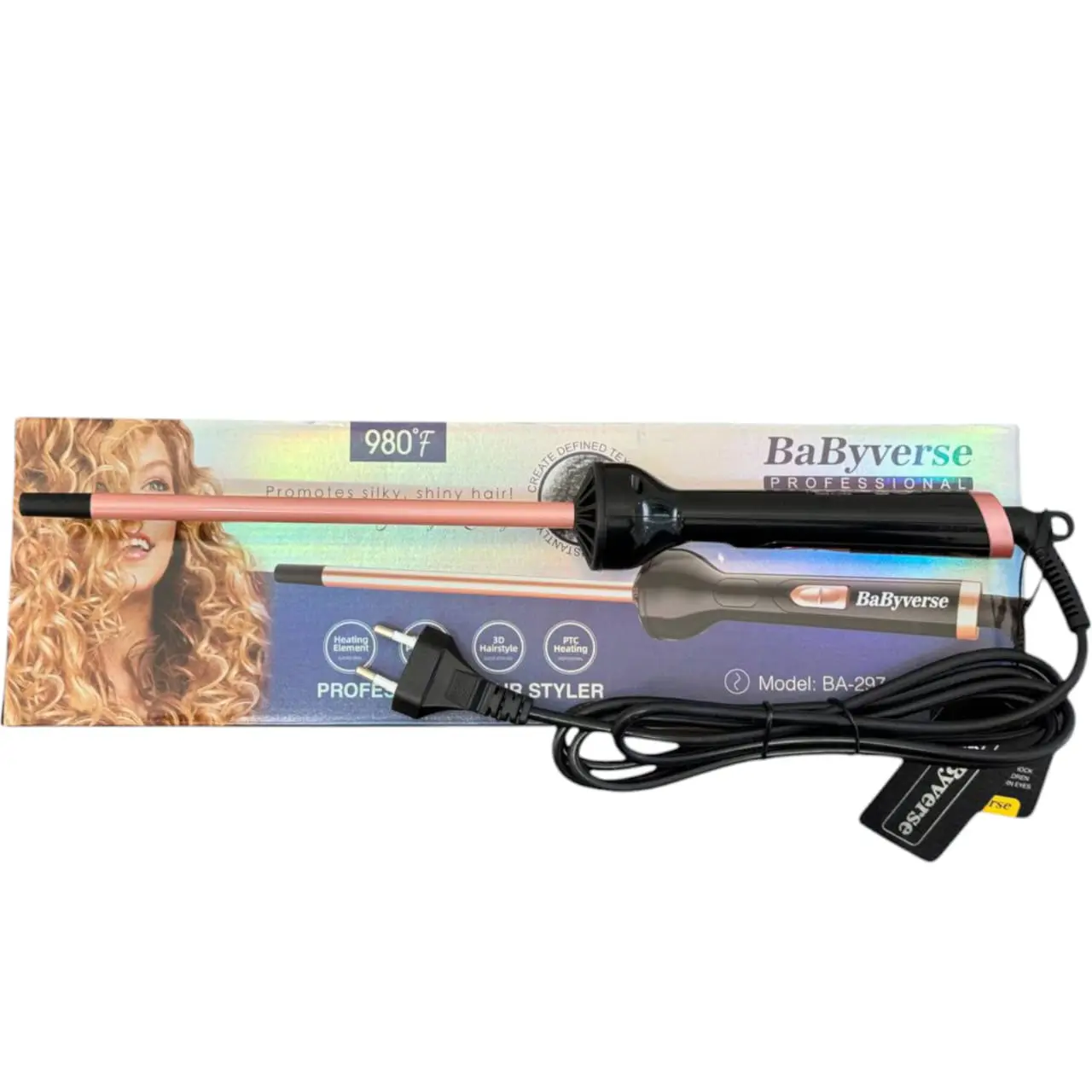 BaByverse-BA-297-Hair-Culer-01223 بابلیس لوله خودکاری بابی ورس مدل 297