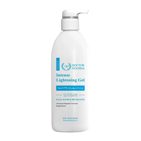 Intense-Lightening-Gel-DOCTOR-NOOSHA-500-ml ژل ضد لک و روشن کننده پوست نرمال دکتر نوشا