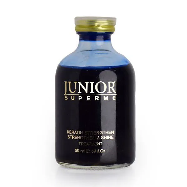 Junior-superme-Keratin-Smoothing-50ml قطره صافی و شاین ضد زردی جونیور