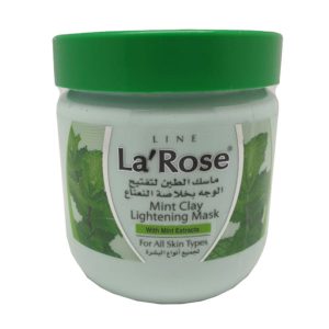 ماسک گچی صورت ضد جوش و روشن کننده نعنا برند لاروس