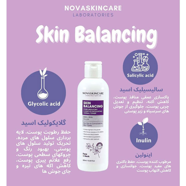 خرید تونر لایه بردار و تنظیم کننده سبوم نوااسکینکر