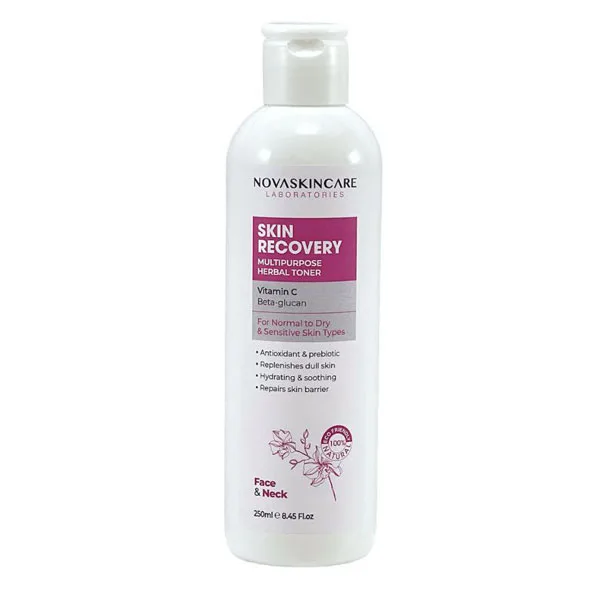 novaskincare-Skin-Recovery-Toner-250ml اسکین ریکاوری تونر (روشن کننده و آبرسان) نوا اسکین کر
