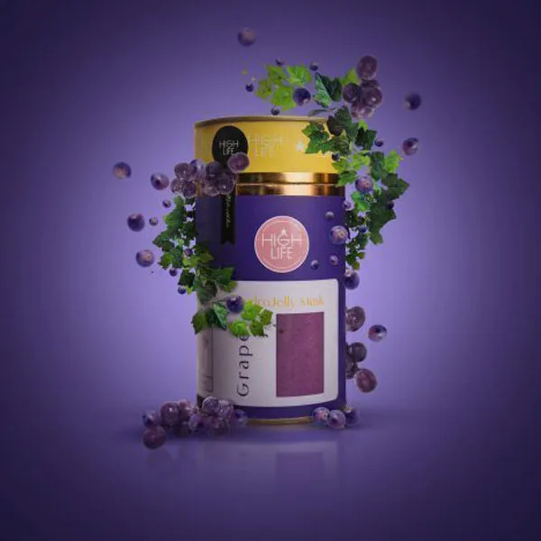 High-life-HydroJelly-Grape-Mask-300g خرید و قیمت ماسک هیدروژلی انگور های لایف